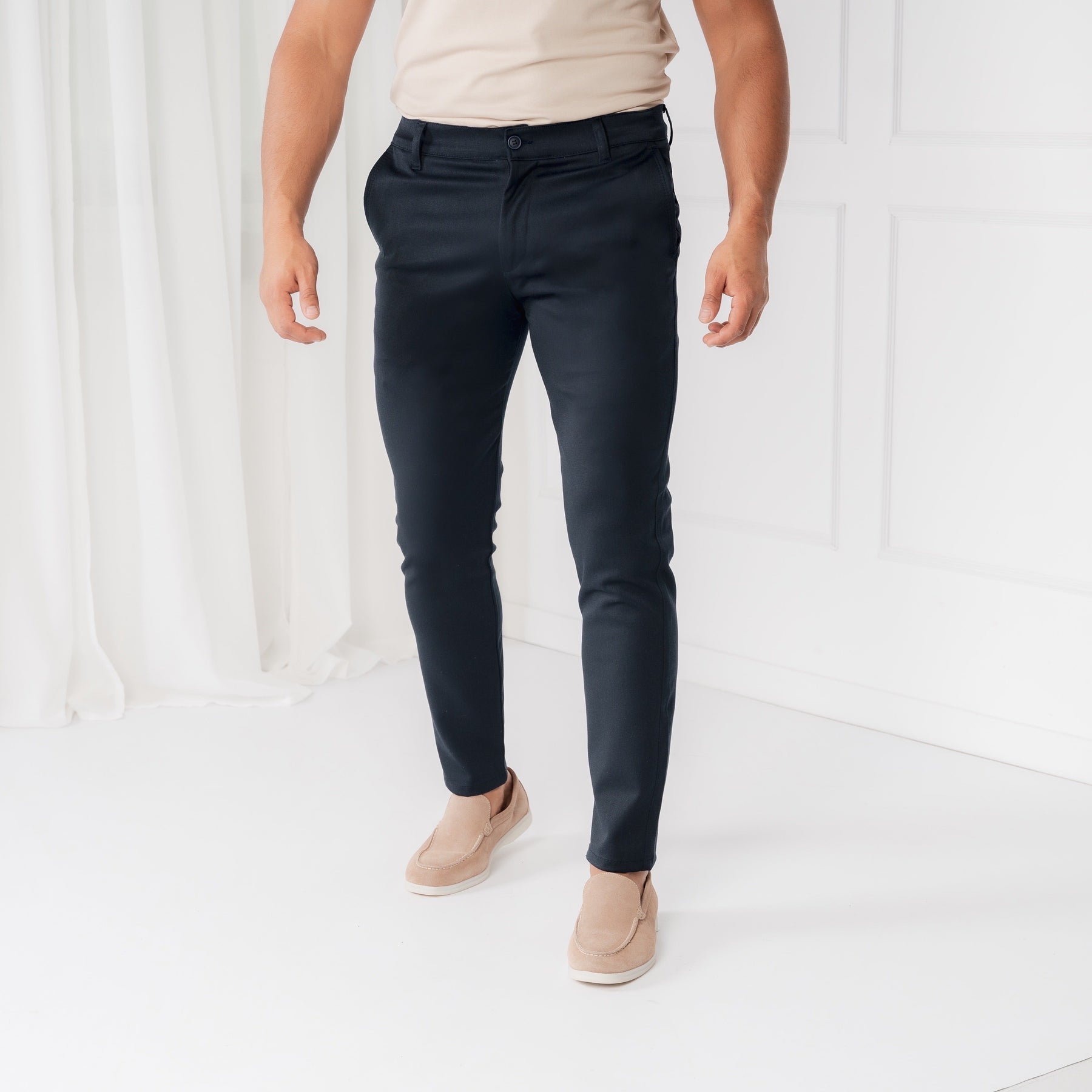 COMFORT SLIM FIT TROUSERS - Magnoir | Premium Men's Fashion