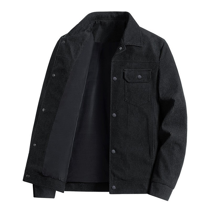 Corduroy Coat Men's Labor Jacket Fleece - lined - Magnoir | Premium Men's Fashion