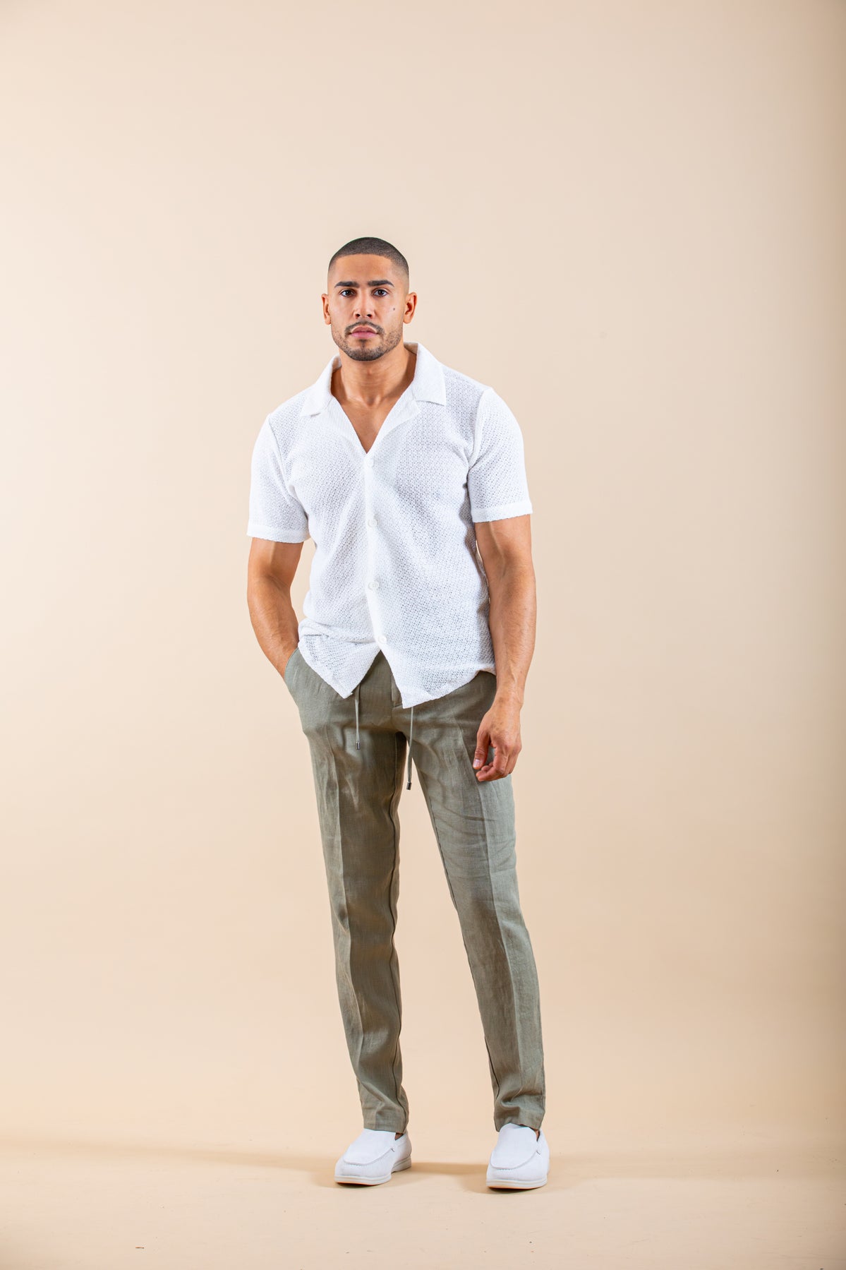 LINEN BEACH CASUAL PANTS - Magnoir | Premium Men's Fashion