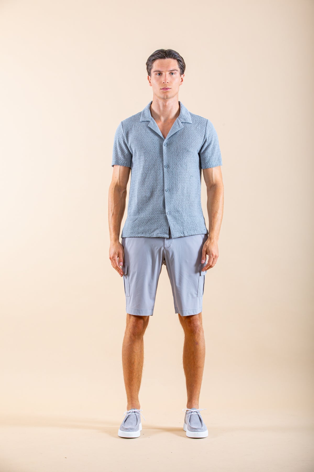 LINNEN BEACH SHIRT SHORT SLEEVES - Magnoir | Premium Men's Fashion