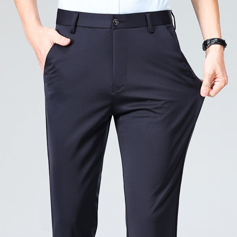 Slim - Fit Stretch Dress Pants - Formal Trousers with Elastic Comfort - Magnoir | Premium Men's Fashion