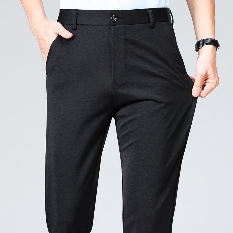 Slim - Fit Stretch Dress Pants - Formal Trousers with Elastic Comfort - Magnoir | Premium Men's Fashion