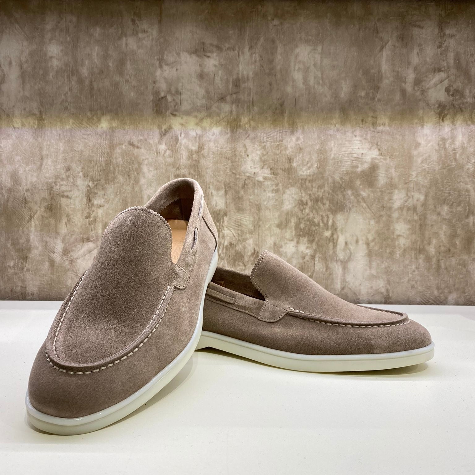 SLIP - ON YACTH LOAFERS - BEIGE - Magnoir | Premium Men's Fashion